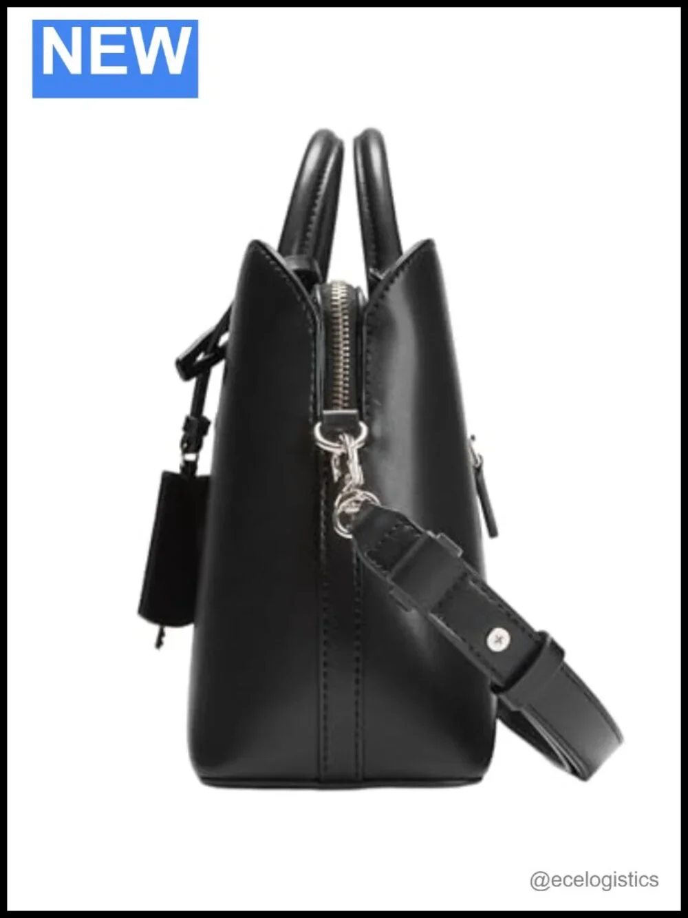 GUESS Janie Girlfriend Satchel Handbag - Polyurethane Top Handle Purse Work Bag